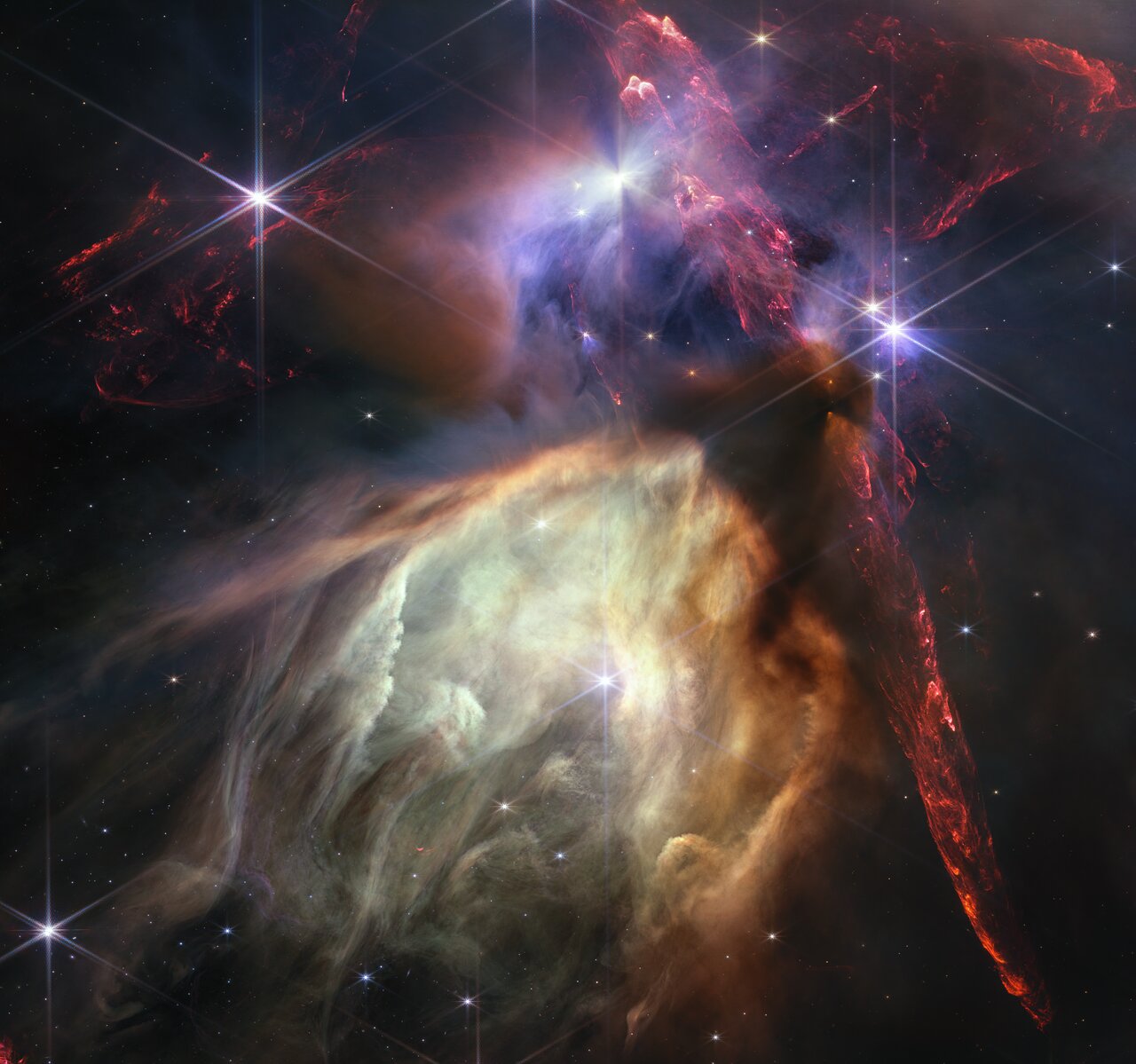 NASA releases close-up image of star formation for James Webb telescope anniversary