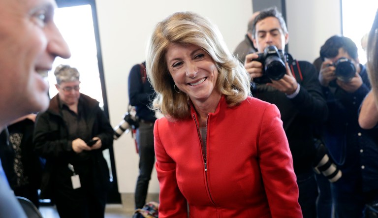 Former state senator Wendy Davis.