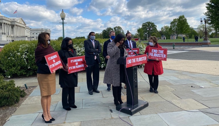 House Democrats call for the elimination of the Senate filibuster