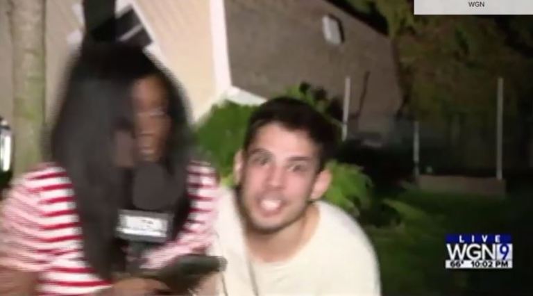 Man arrested for allegedly grabbing reporter on the air and shouting profane message