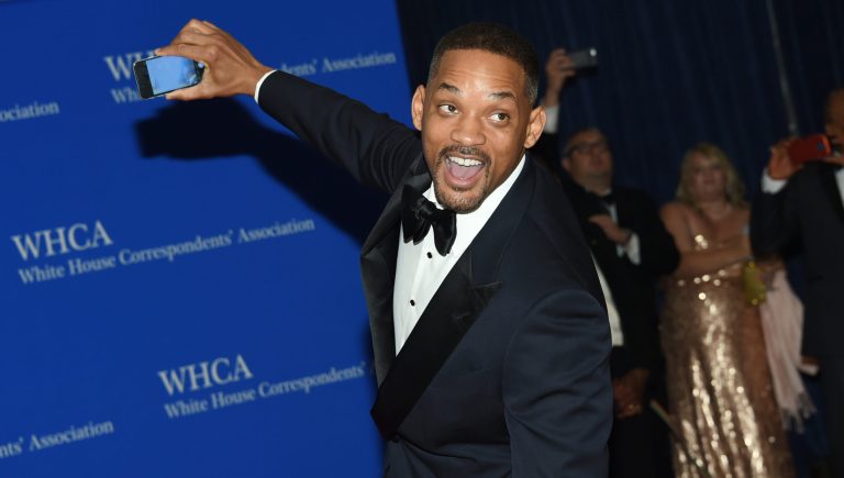 Will Smith arrives at the White House Correspondents' Association Dinner at the Washington Hilton Hotel on Saturday, April 30, 2016, in Washington. 