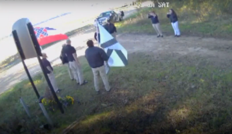 White nationalists caught filming ‘propaganda video’ at Emmett Till memorial