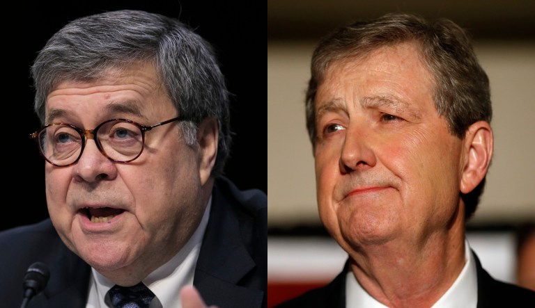 William Barr and John Kennedy.