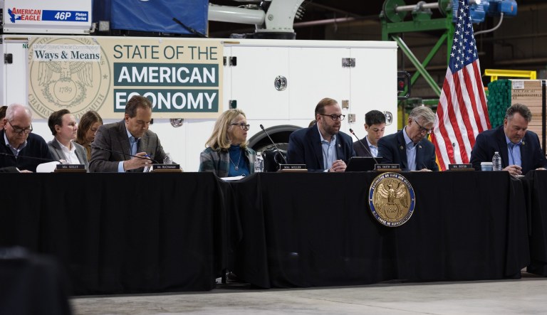 Tax-writing committee holds first hearing at West Virginia lumber business