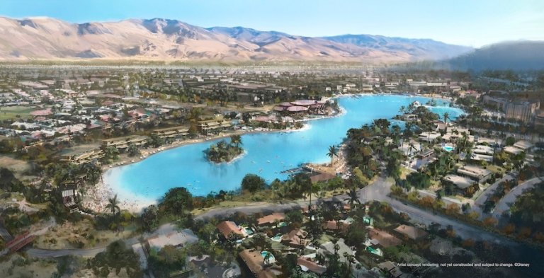 Art for Disney's first planned community in Cotino, California 