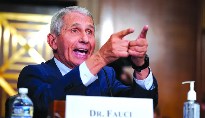 Fauci flops with the public