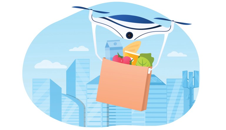 Supermarket drones