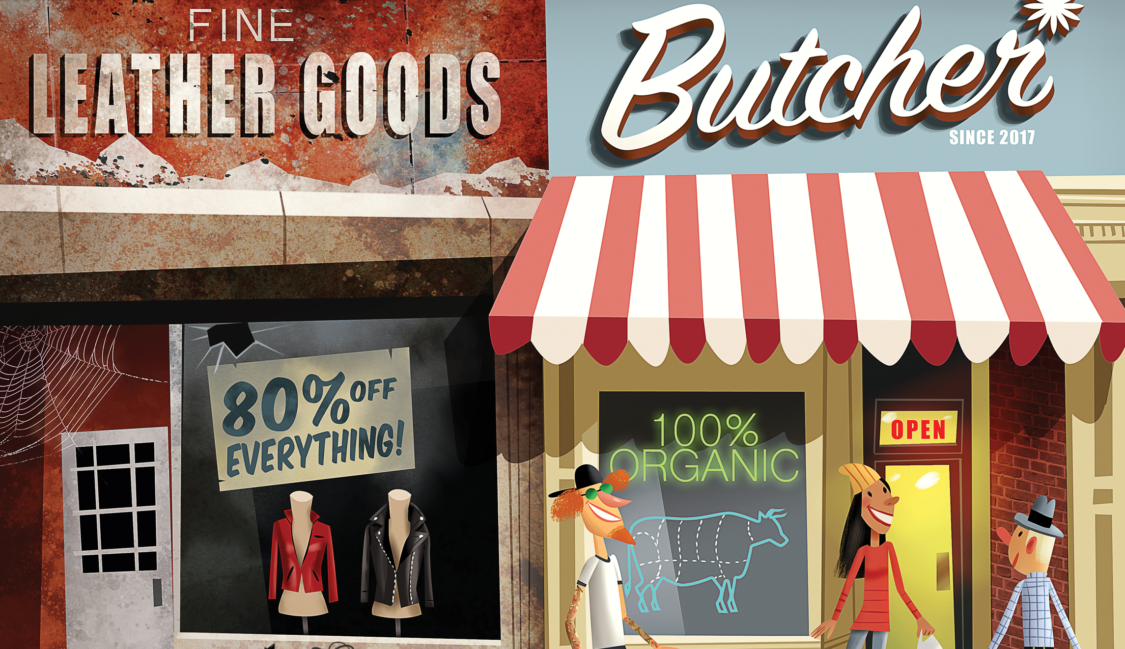 Cows: Eaten, not worn