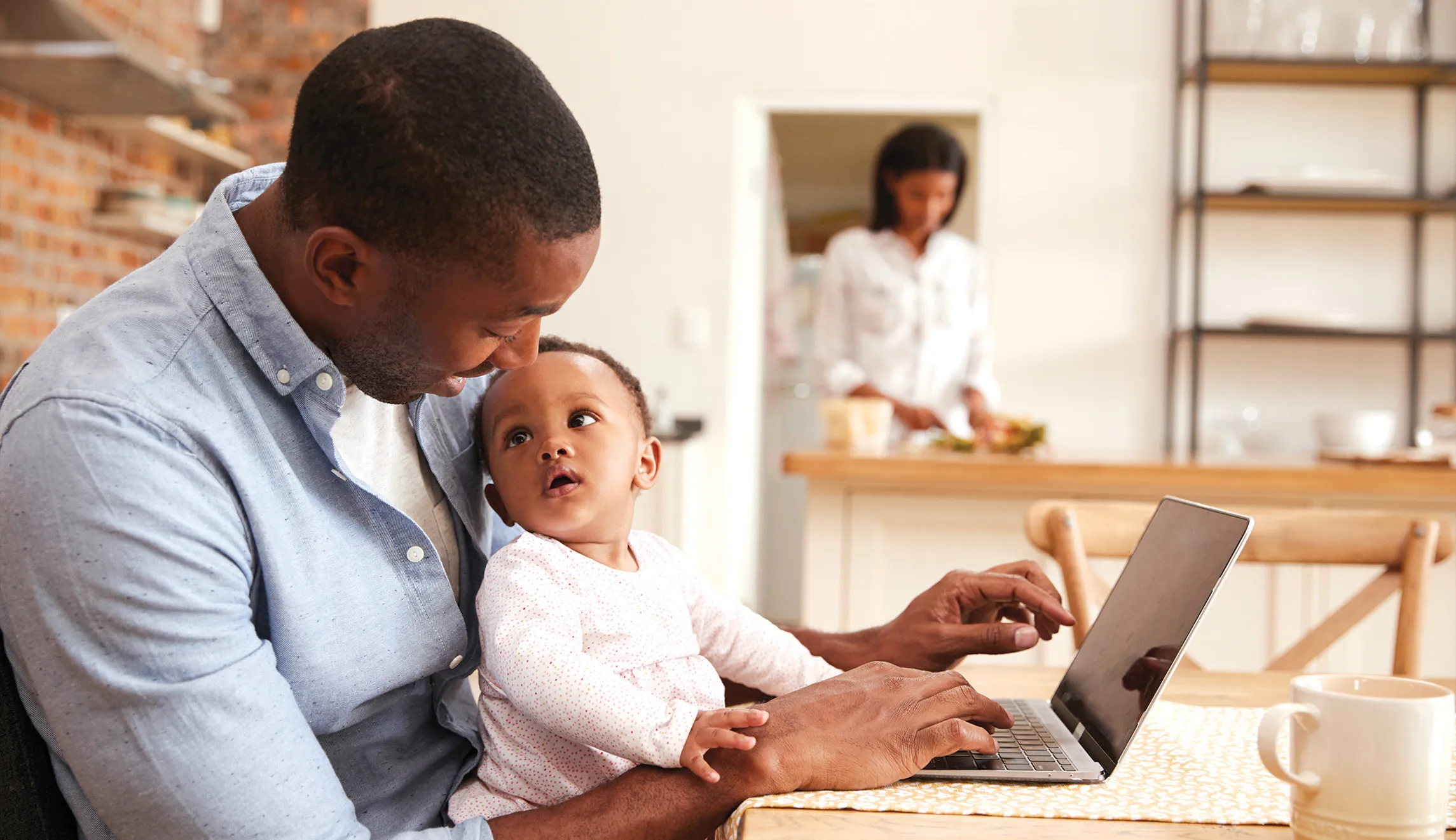 Work from home, baby