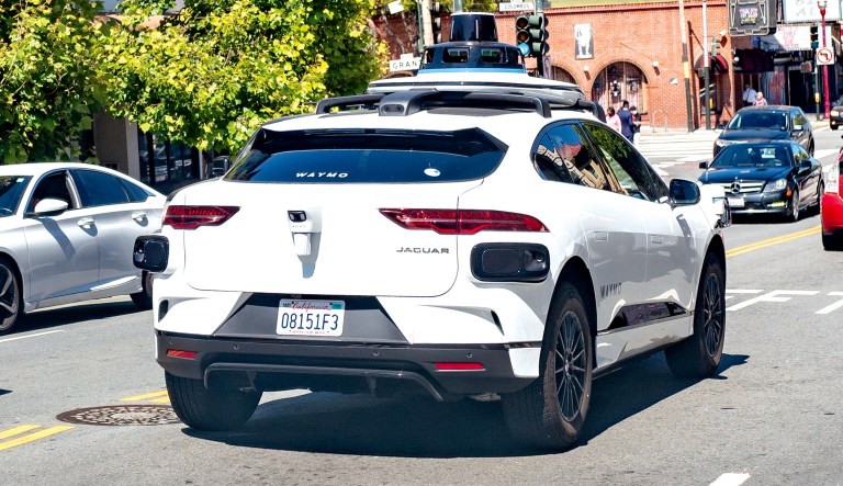 A Waymo car.