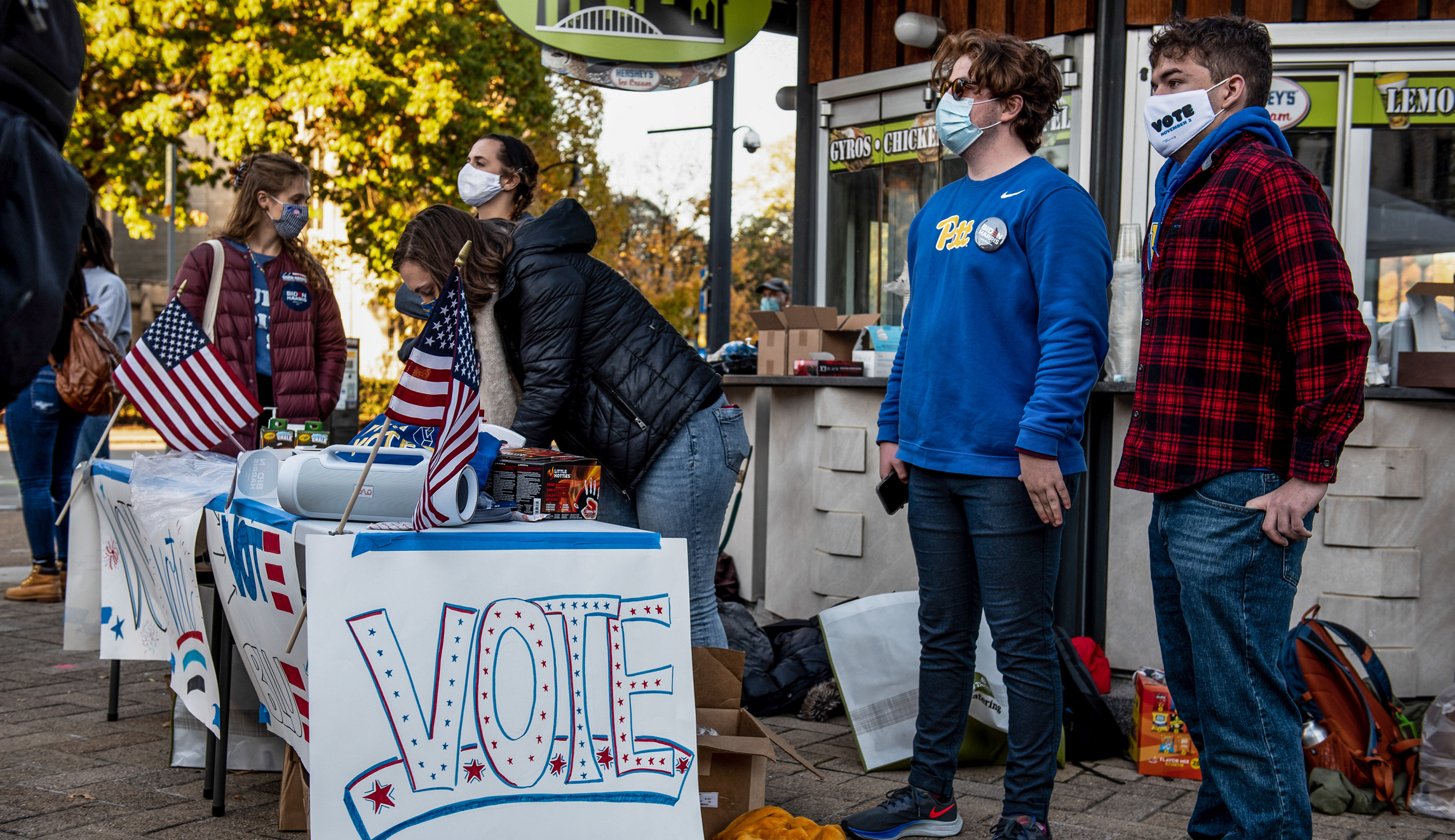 Young people step up to fill the polling gaps