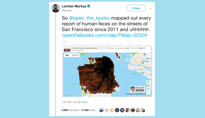Where the streets are paved with poop