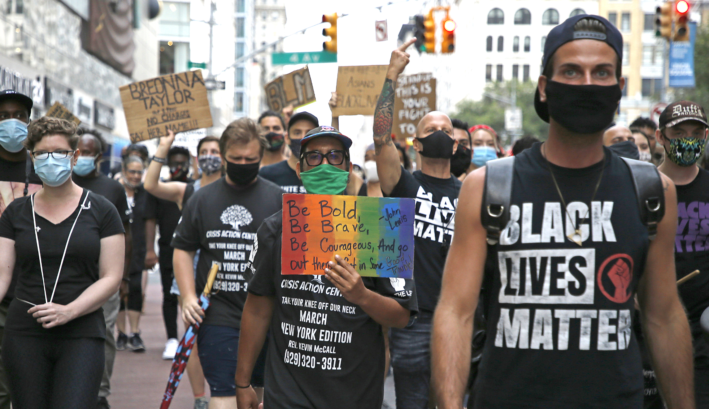 Black Lives Matter arrives at town hall