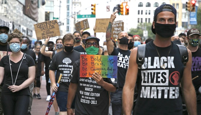 Black Lives Matter arrives at town hall