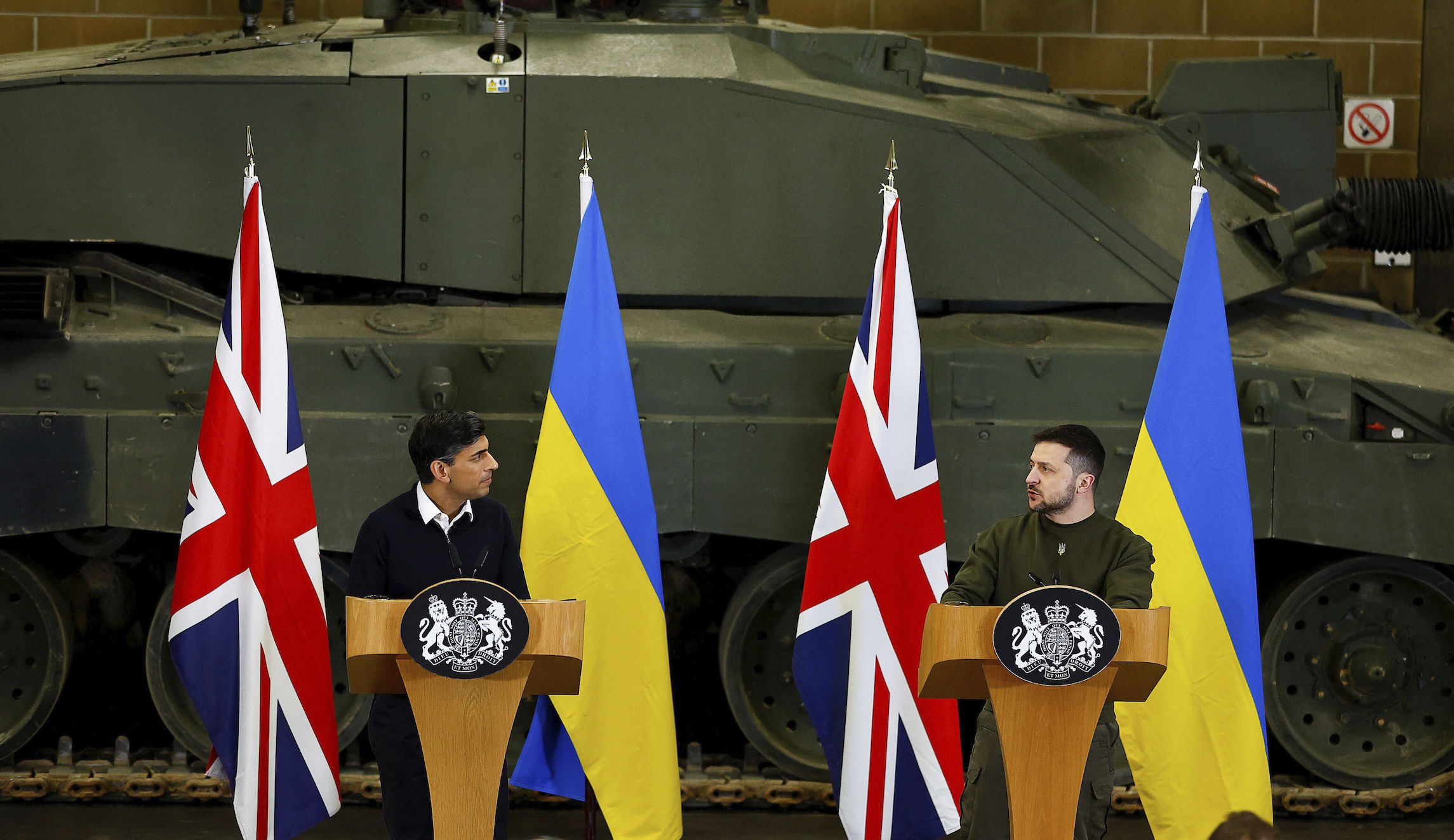 UK Prime Minister Sunak says training Ukrainian troops in-country is not happening ‘here and now’