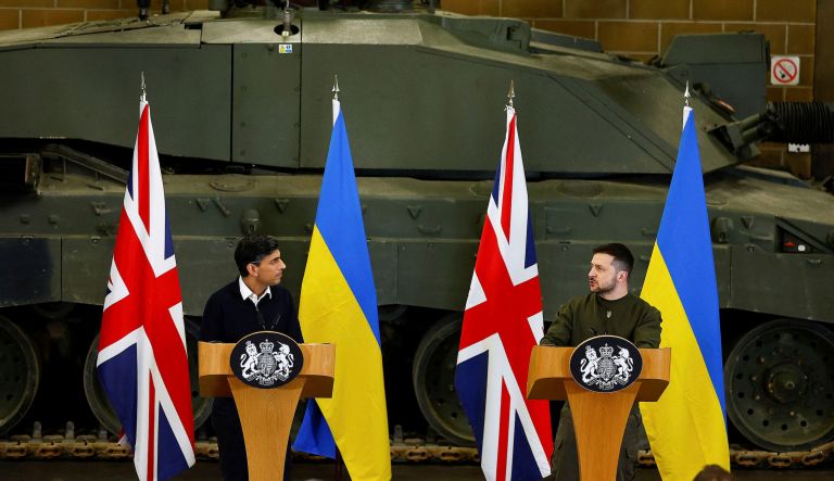 UK Prime Minister Sunak says training Ukrainian troops in-country is not happening ‘here and now’