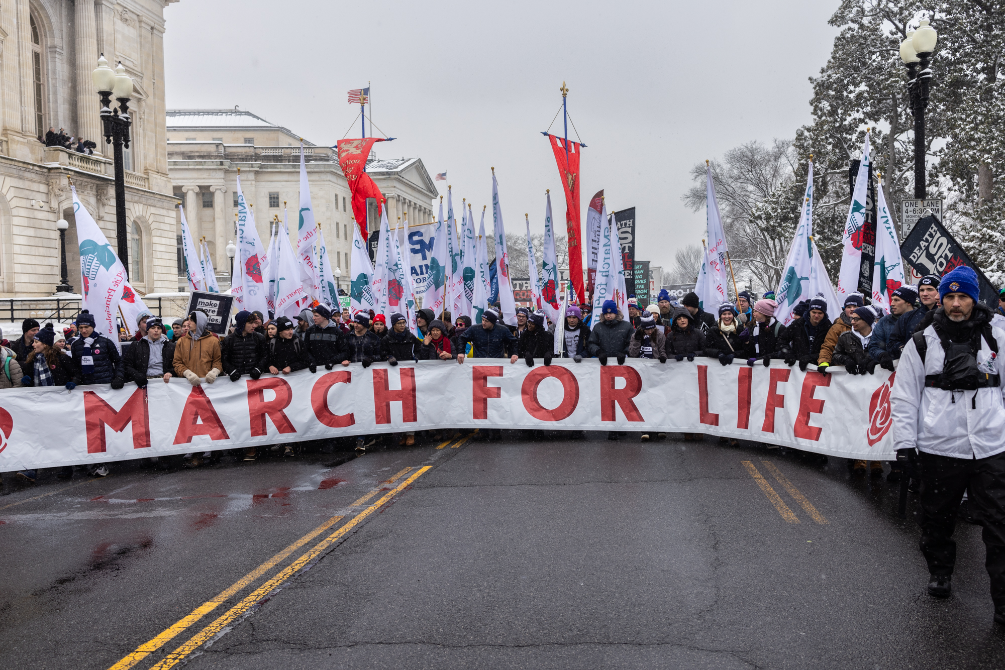 Young people at the March for Life call on Republicans to stop avoiding abortion