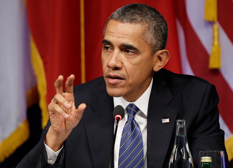 In budget battle, Obama offers tough talk, no olive branches