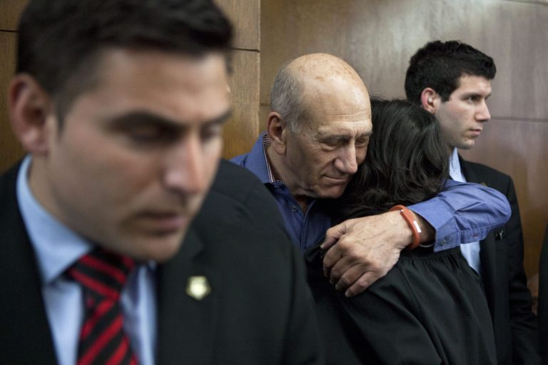 Israeli court convicts ex-PM Olmert of bribery