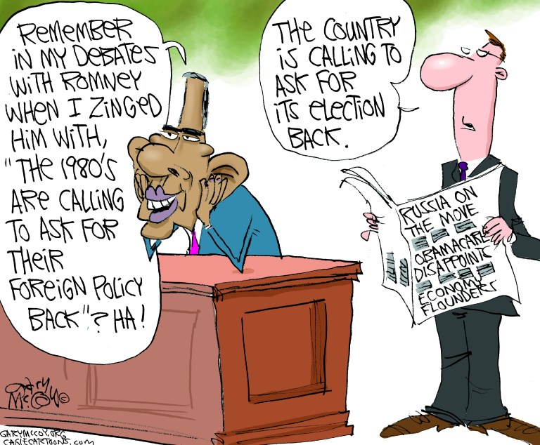 Editorial cartoon: Zinger
