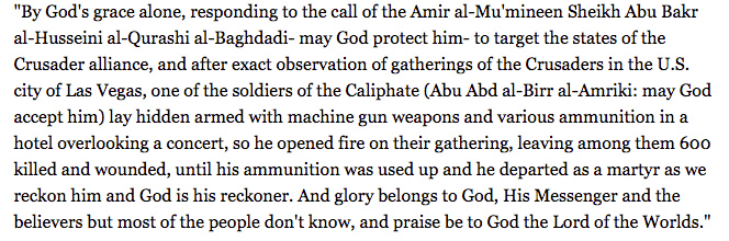 Why ISIS claimed the allegiance of Las Vegas shooter, Stephen Paddock