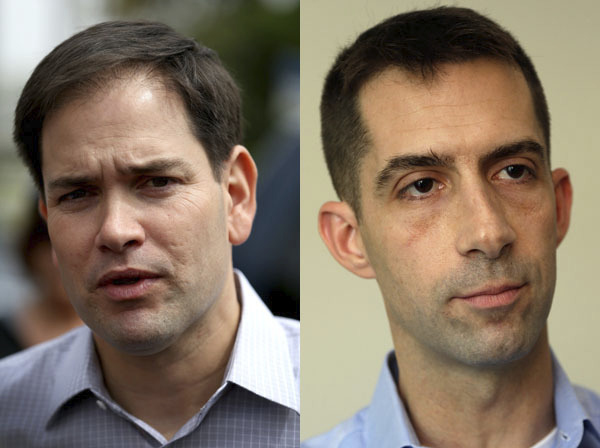 Marco Rubio, Tom Cotton press for military aid for Ukraine