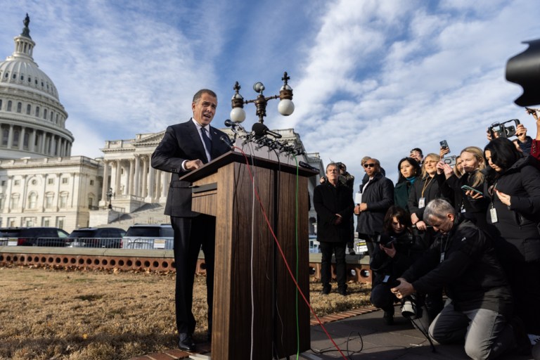 Hunter Biden at the Capitol on Dec. 13, 2023.