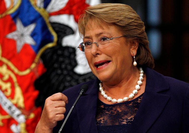 Chile’s Bachelet stands by reform despite slowdown