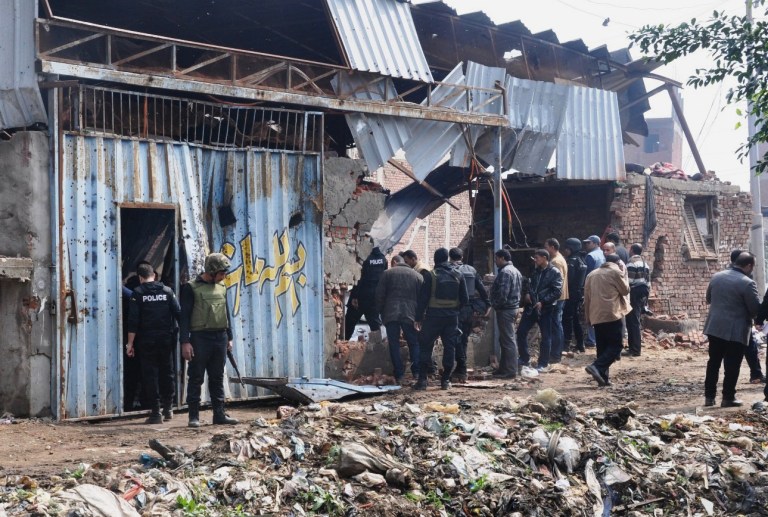 Egypt forces raid militant bomb factory near Cairo