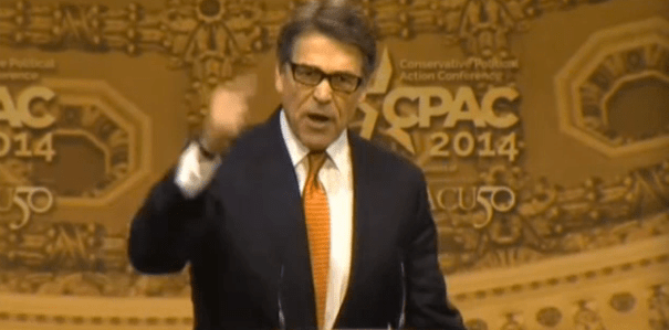 CPAC explodes in response to thunderous speech by Rick Perry