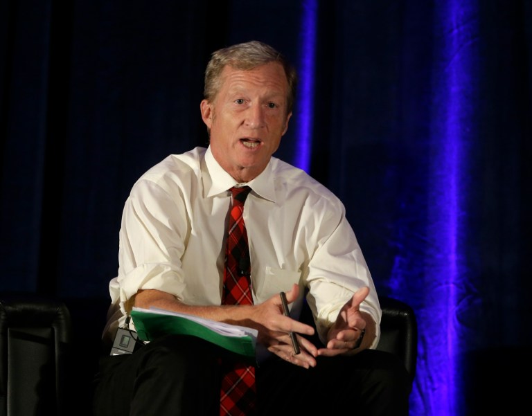 Steyer: Trump shifting on climate change in response to voters