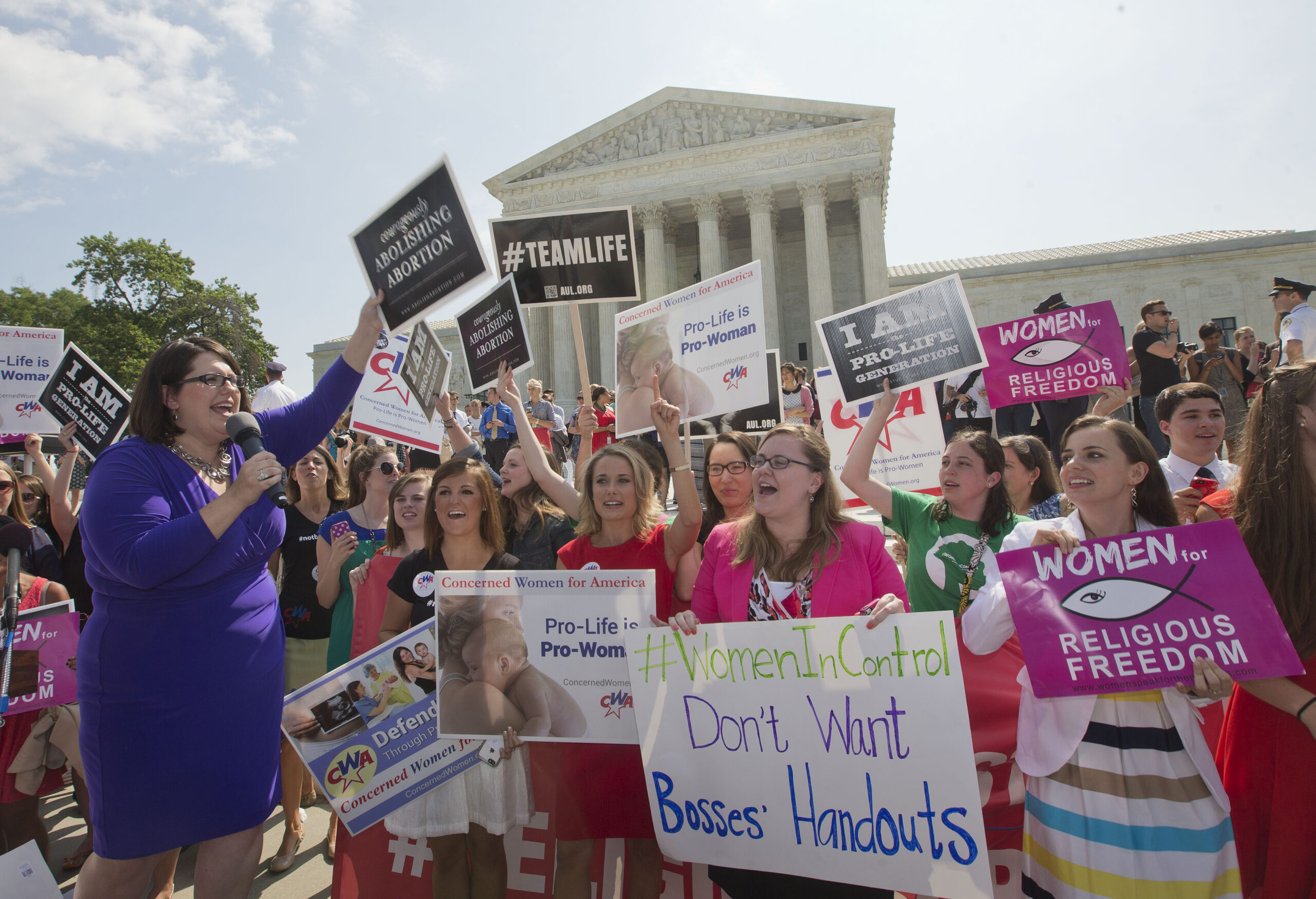 Is this what a war on women looks like? Reflections from the steps of the Supreme Court