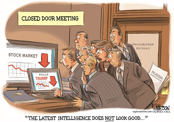 Editorial cartoon: The latest intelligence does not look good
