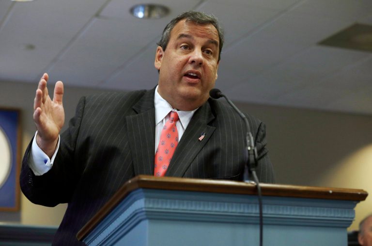 Chris Christie does bellyflop on NSA spying