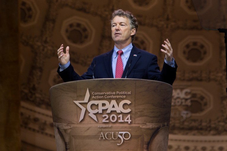 Rand Paul boldly proclaims libertarian views at CPAC