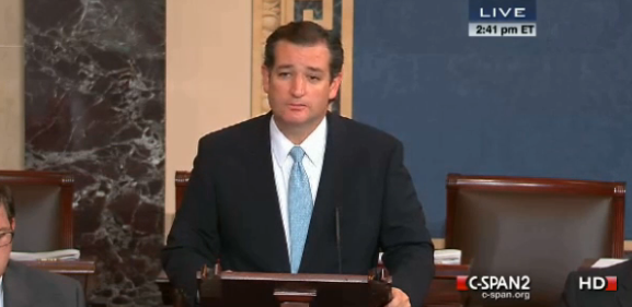 Ted Cruz launches anti-Obamacare filibuster, vows to ‘speak until I am no longer able to stand’