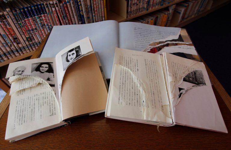 Man arrested in Anne Frank book vandalism in Tokyo