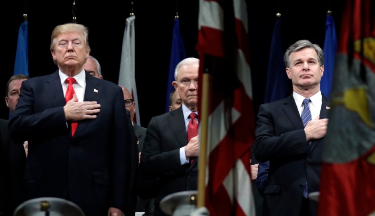 FBI Director Christopher Wray threatened to resign if Trump and Sessions forced him to fire Andrew McCabe: Report