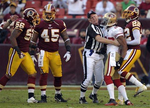 Ten observations: Niners 19, Redskins 11