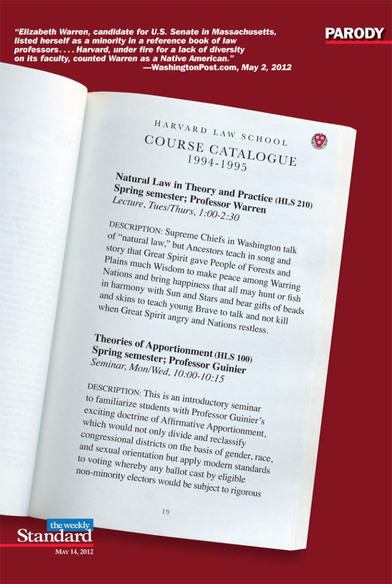 Harvard Law Goes Native