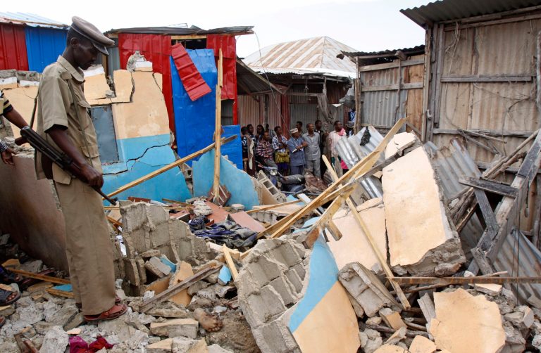 Explosion in busy part of Somali capital kills 2
