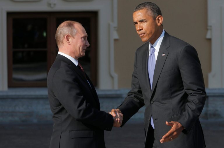 What will Obama do about Ukraine with Vladimir Putin’s hand on his throat?