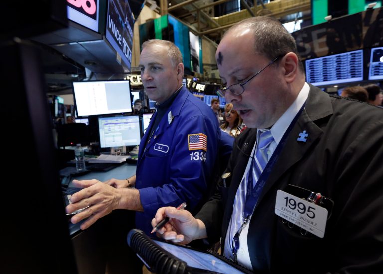 Stocks settle down after big swings on Ukraine