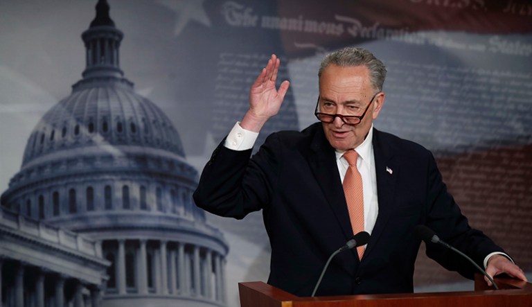 Schumer, Democrats spike the football over the spending bill