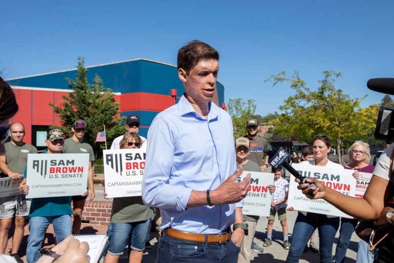 Meet Sam Brown, the veteran Republicans think can flip Nevada’s Senate seat
