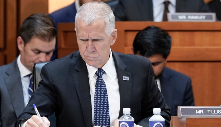 Thom Tillis blasts ‘immoral’ plan to sink border deal in order to help Trump