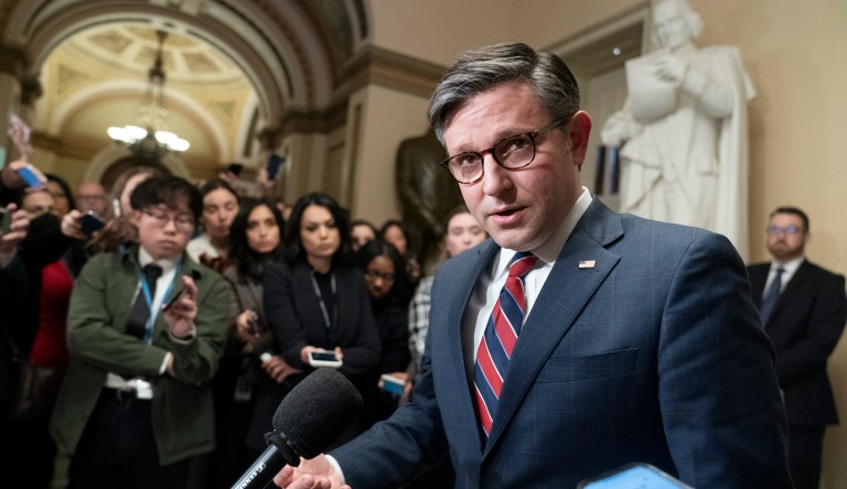 Speaker Johnson squeezed from all sides as Washington pursues border deal