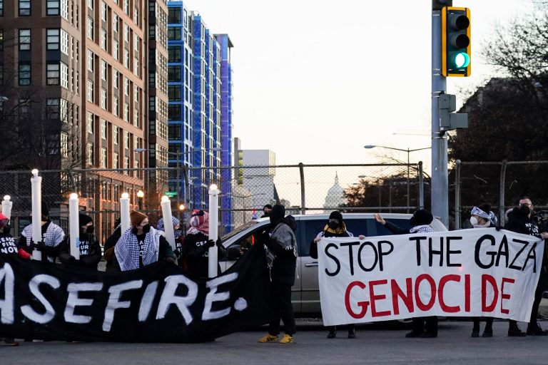 Capitol police arrest Mennonite protesters demanding ceasefire in Gaza