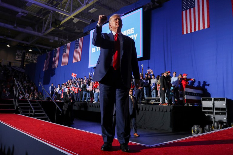 WATCH LIVE: Trump delivers remarks in New Hampshire after Iowa victory