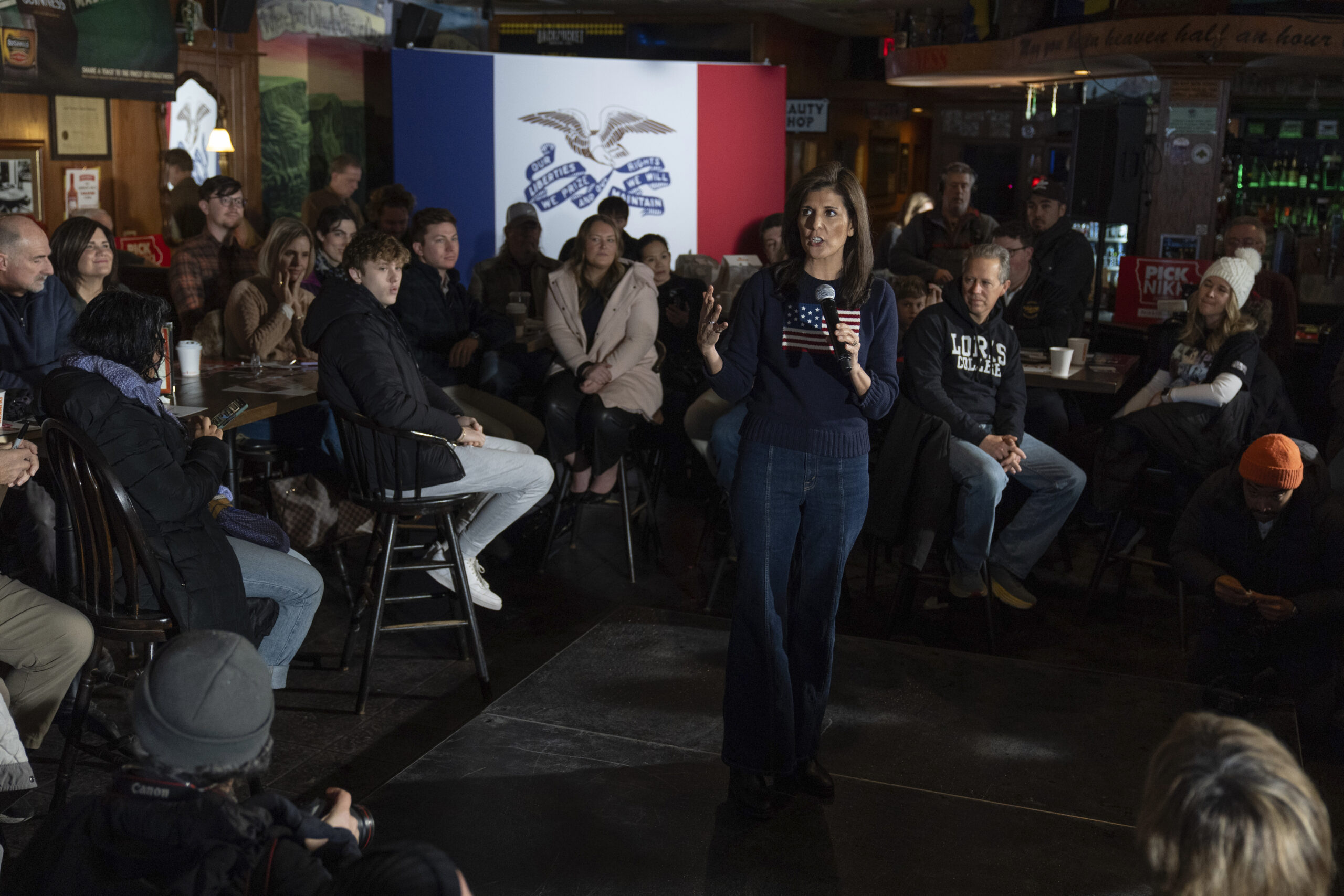 Nikki Haley on guard in Iowa after string of late mistakes before critical caucuses